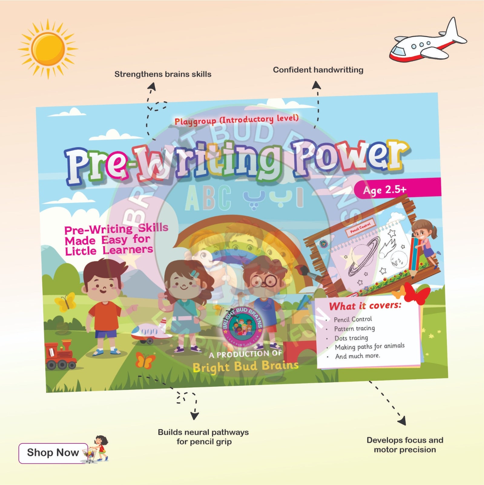 Playgroup Pack 8 Expert-Designed Early Learning Books